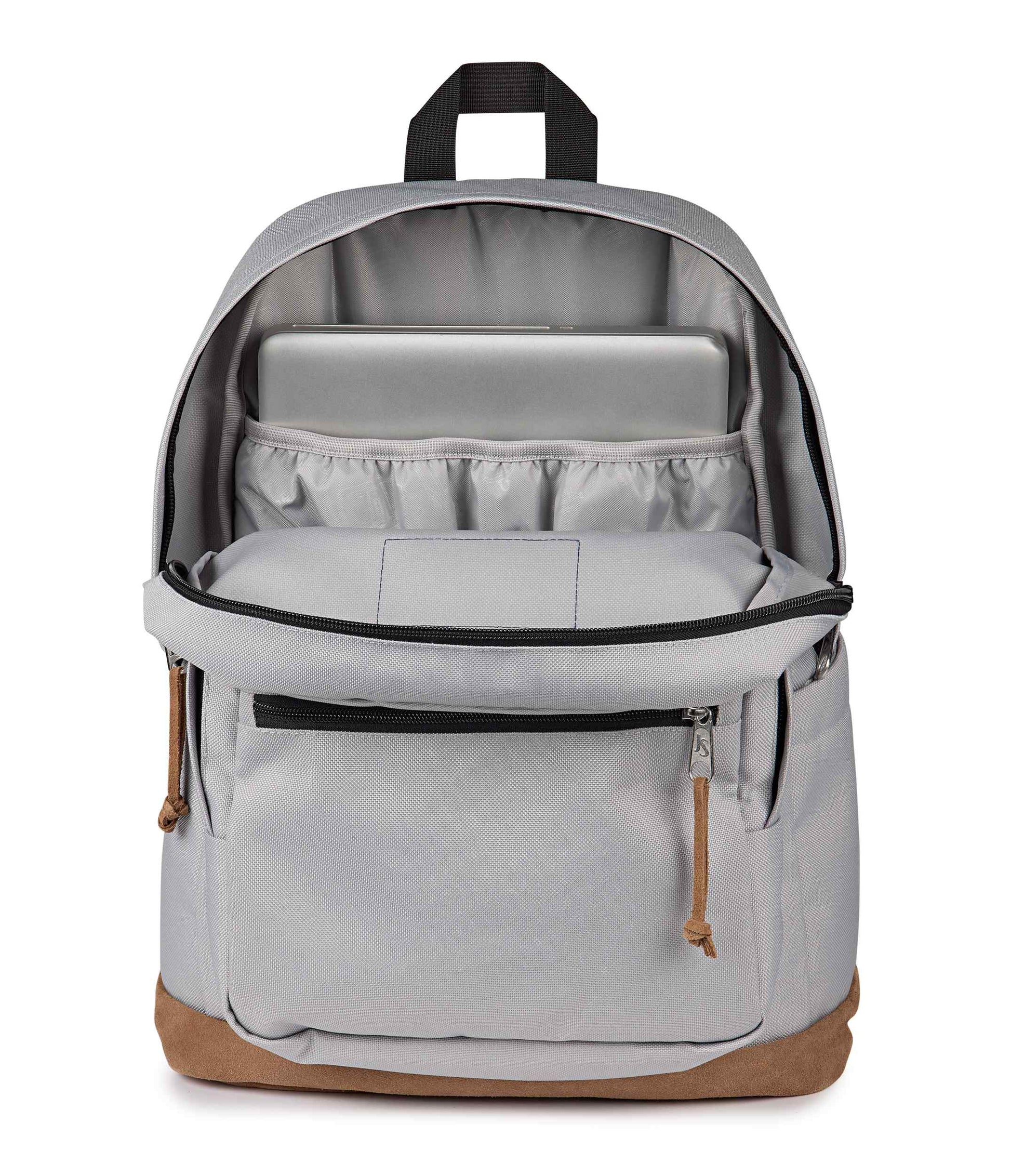 Right Pack - Grounded Grey | JanSport Europe