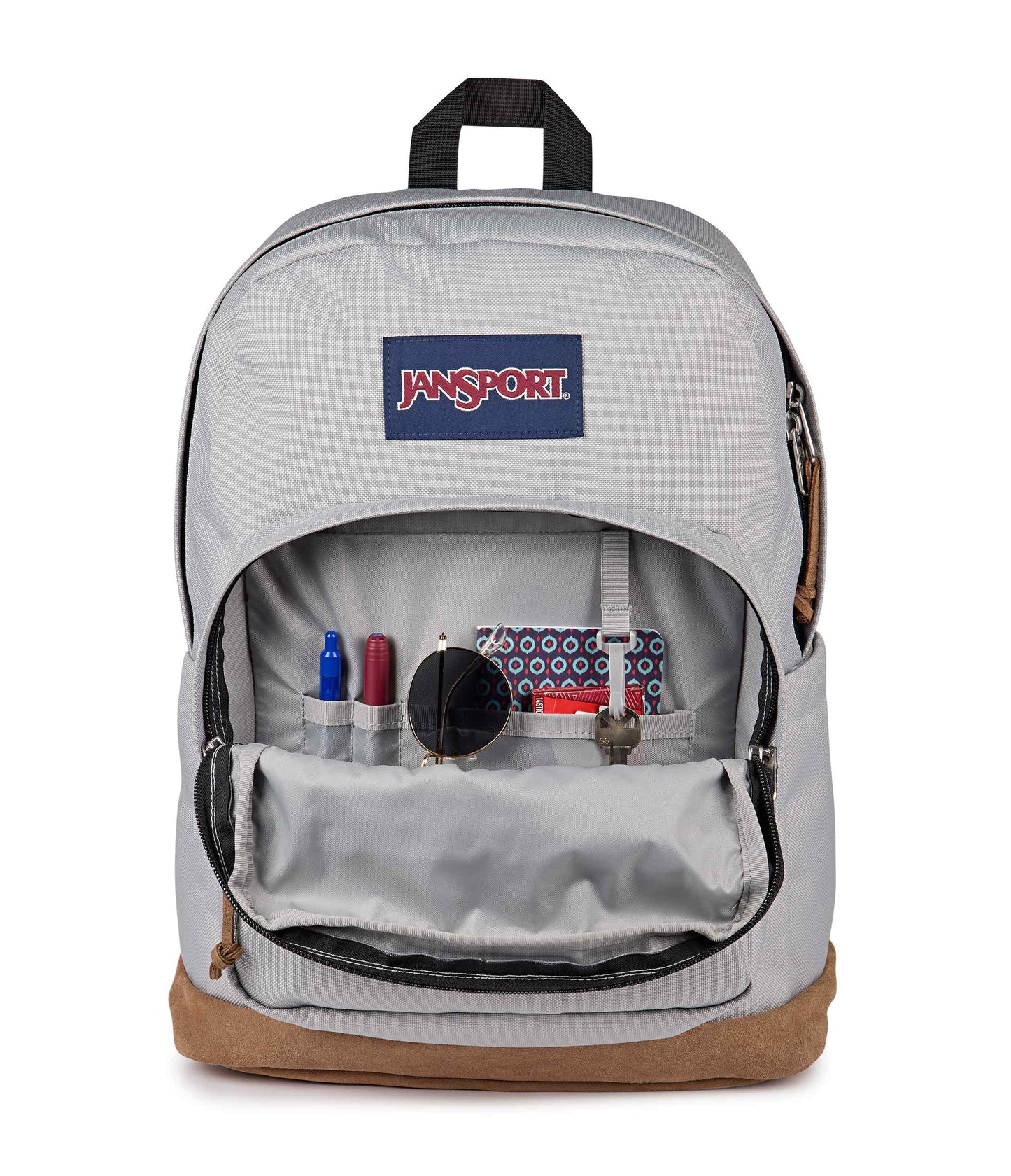 Right Pack - Grounded Grey | JanSport Europe