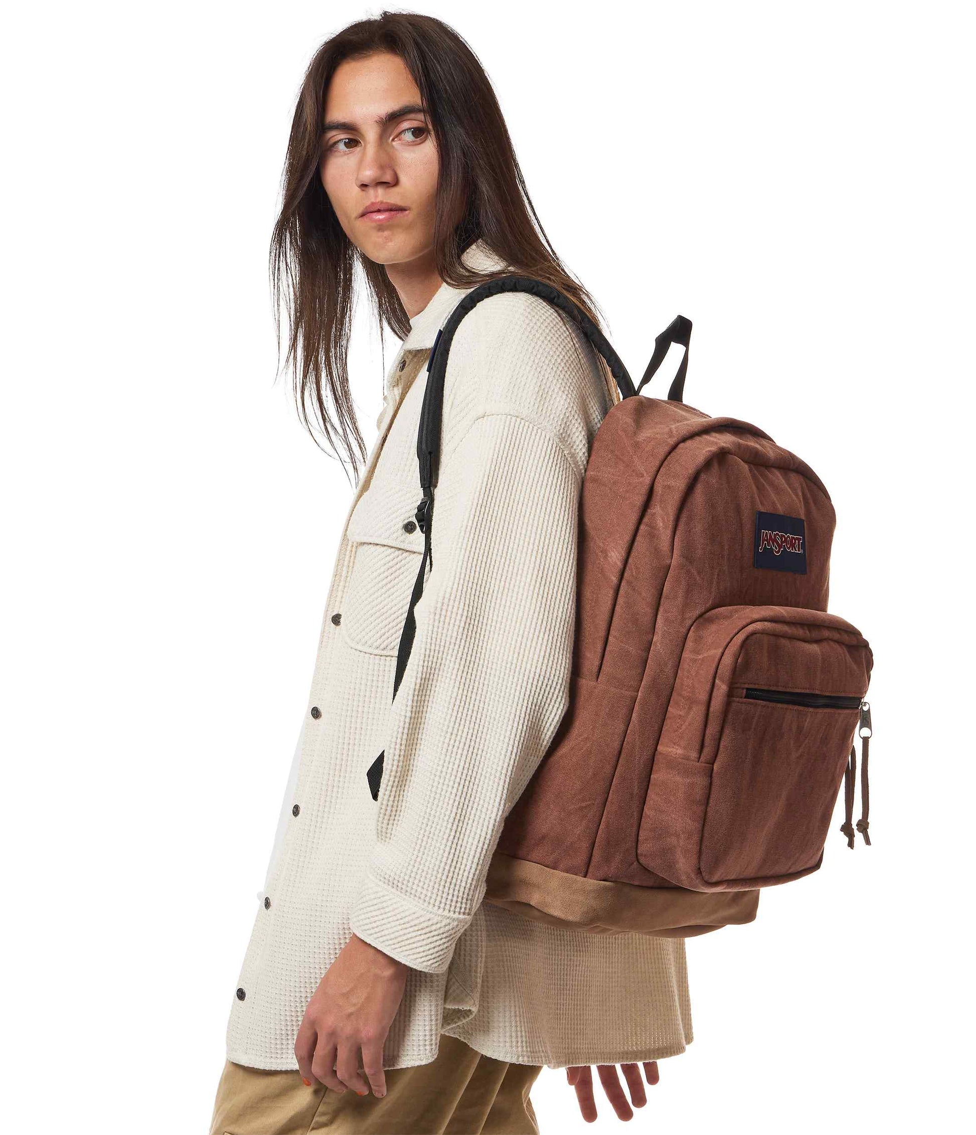 Right Pack Expression - Aged Canvas Brown | Jansport