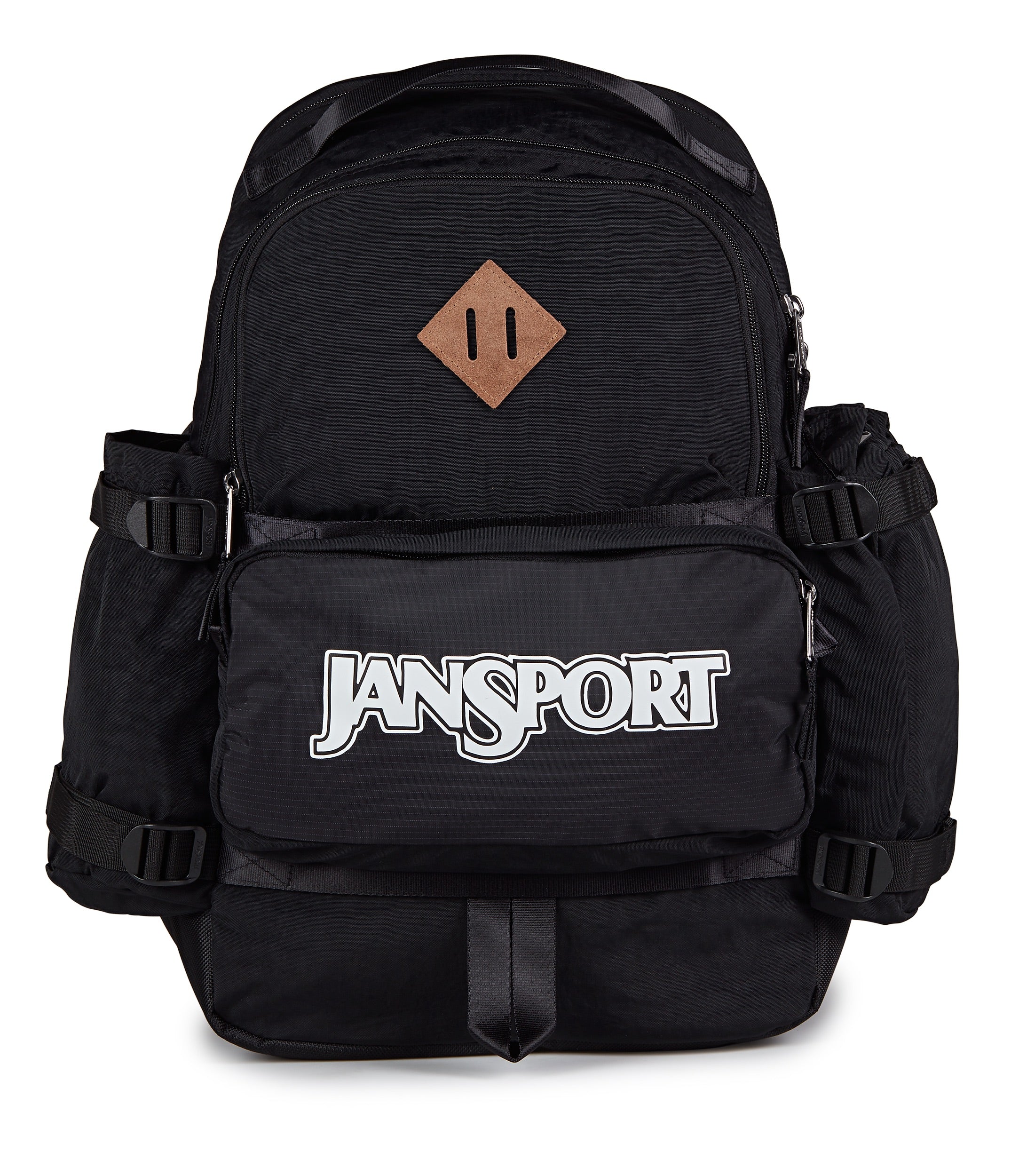 Black jansport backpack with red roses online