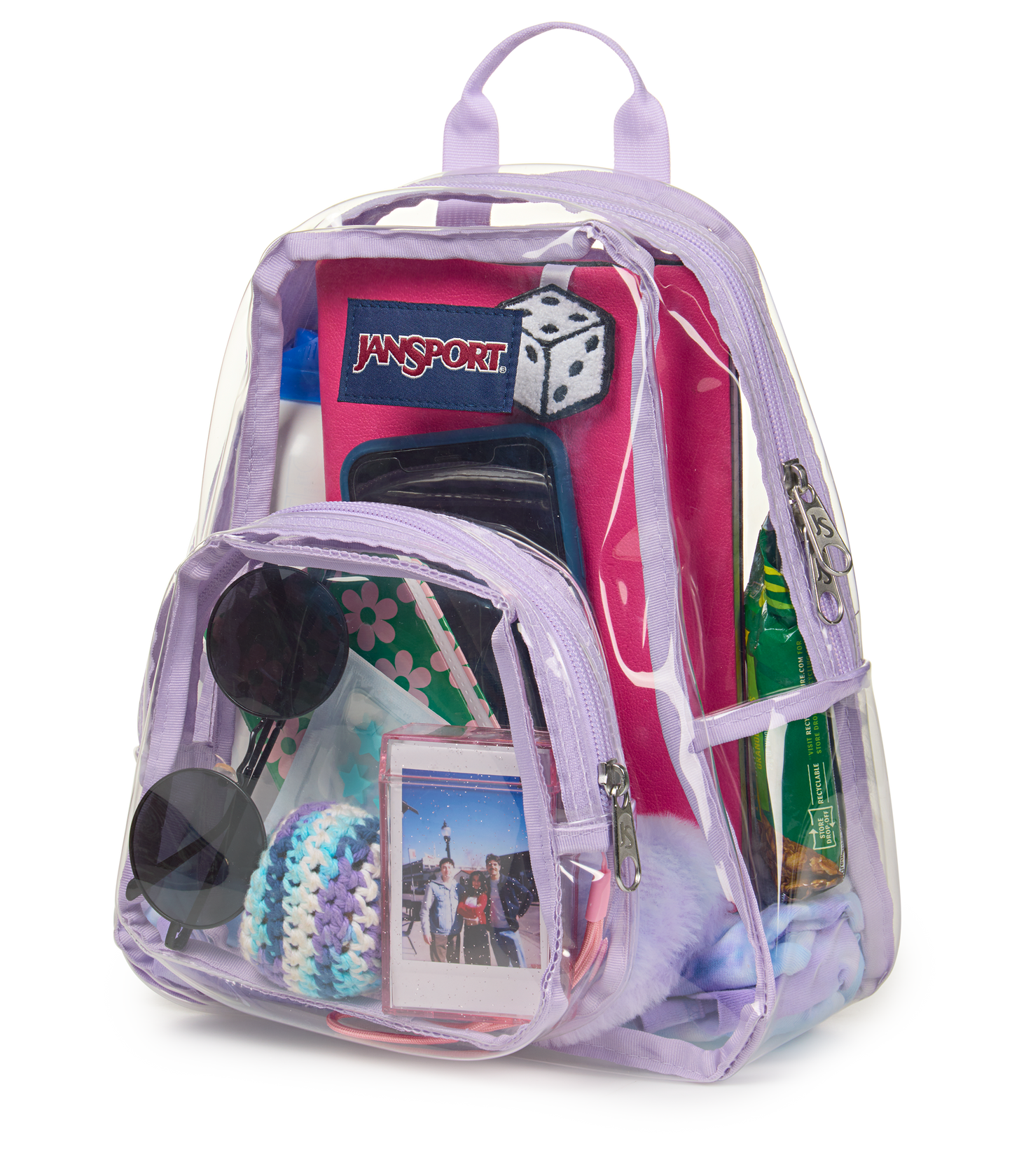 JanSport | Clear Mini Pack - Pastel Lilac
