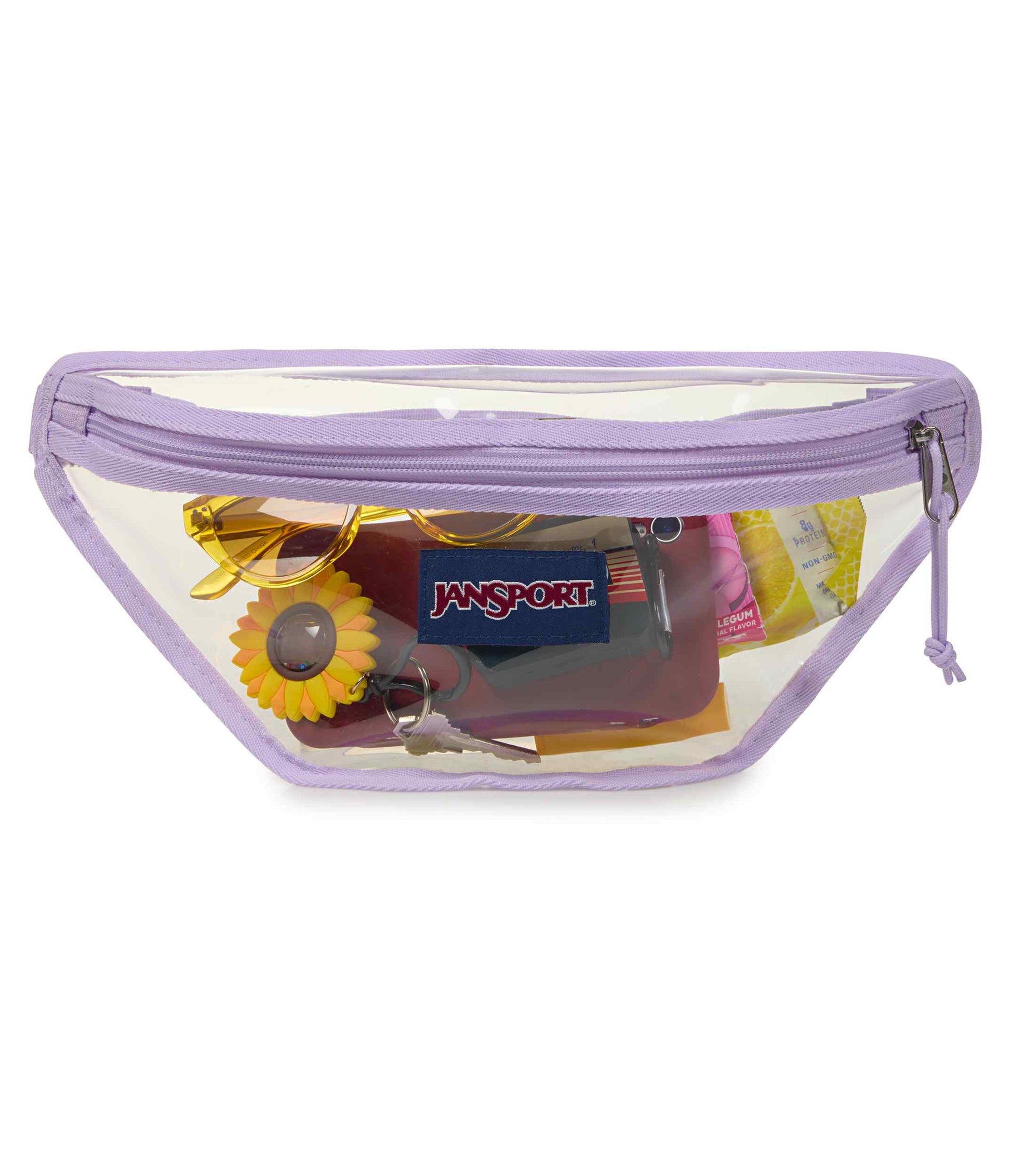 JanSport | Clear Waistpack - Pastel Lilac