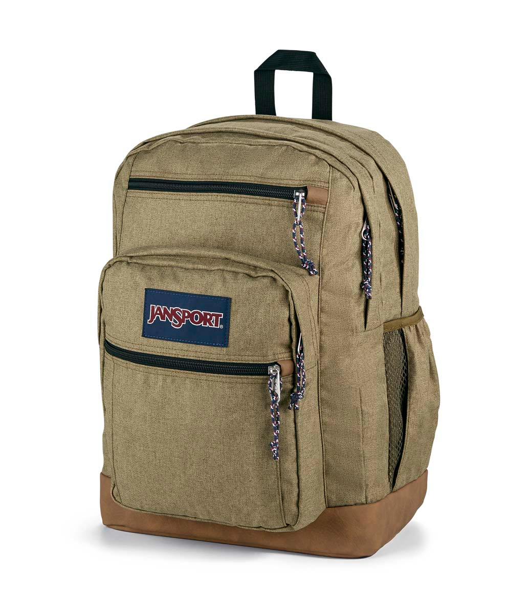 JANSPORT COOL STUDENT ARMY GREEN LETTERMAN POLY